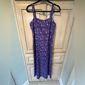 Vintage Rampage Violet Paisley Maxi Dress